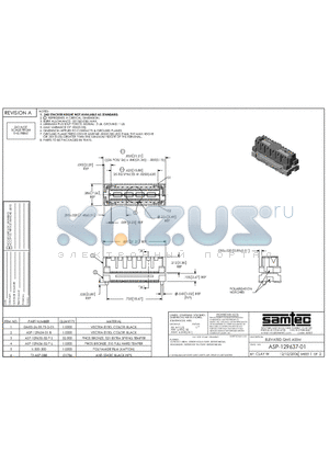 ASP-129637-01 datasheet - 342 STACKER HEIGHT NOT AVAILABLE AS STANDAR