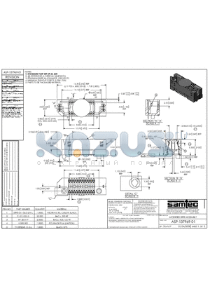 ASP-137969-01 datasheet - 1. STANDARD PART SET UP AS ASP.