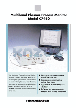 C7460 datasheet - Multiband Plasma-Process Monitor