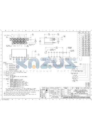 39-29-9165 datasheet - MINI-FIT JR. VERTICAL HEADER ASSEMBLIES WITH MOUNTING PEGS