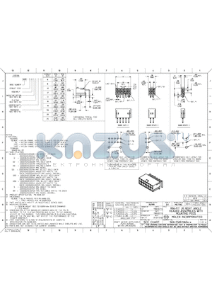 39-30-1202 datasheet - MINI-FIT JR RIGHT ANGLE HEADER ASSEMBLIES WITH MOUNTING PEGS