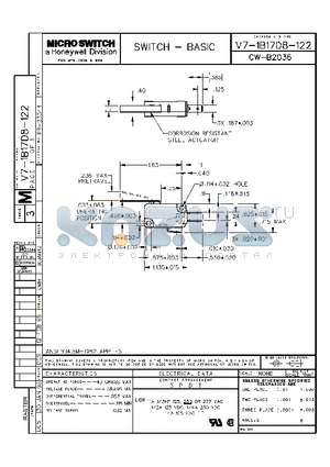 CW-B2036 datasheet - SWITCH-BASIC