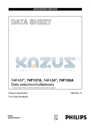 74F158A datasheet - Data selectors/multiplexers