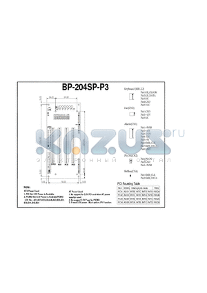 BP-204SP-P3 datasheet - BP-204SP-P3