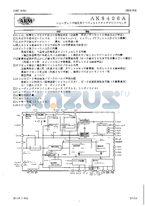 AK8406A datasheet - AK8406A