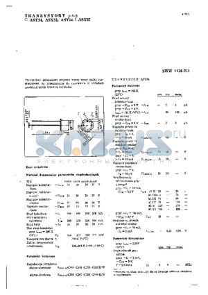 ASY35 datasheet - TRANZYSTORY