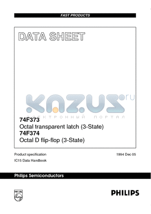 74F373 datasheet - Octal transparent latch 3-State