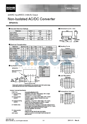 BP5041A5 datasheet - Non-Isolated AC/DC Converter