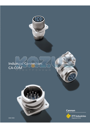 CA01COM-IN16-1SW-B-01 datasheet - Industrial Connectors