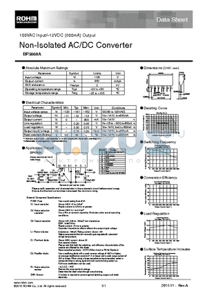 BP5068A datasheet - Non-Isolated AC/DC Converter