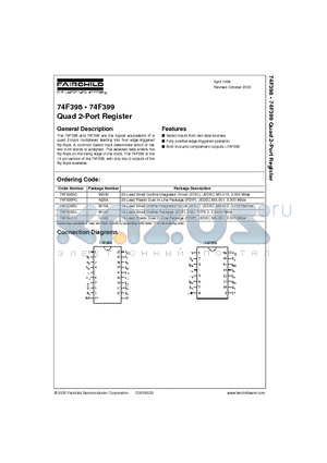 74F398SC datasheet - Quad 2-Port Register
