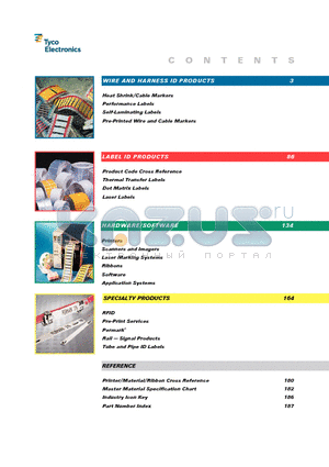 CWM-SL-COLOR datasheet - tyco electronics contents