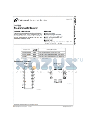 74F525PCX datasheet - Programmable Counter