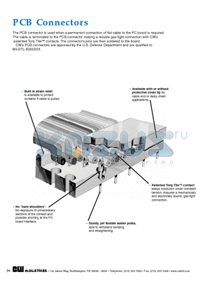 CWR-140-50-0003 datasheet - PCB Connectors