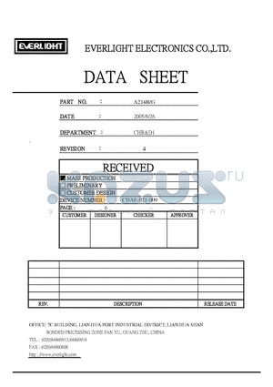 A214B-G datasheet - 3.0mm Round Type LED Lamps