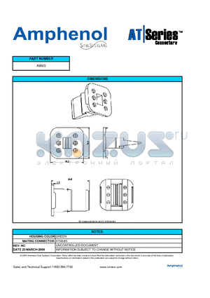 AT06-6S datasheet - HOUSING COLOR GREEN