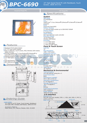 BPC-6690 datasheet - 19