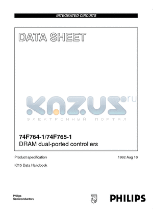 74F764-1 datasheet - DRAM dual-ported controllers