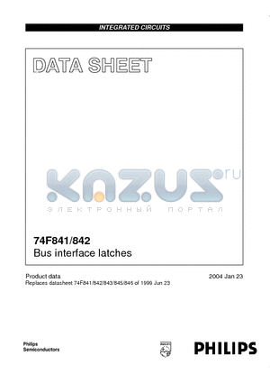 74F841 datasheet - Bus interface latches