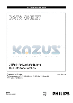 74F843 datasheet - Bus interface latches