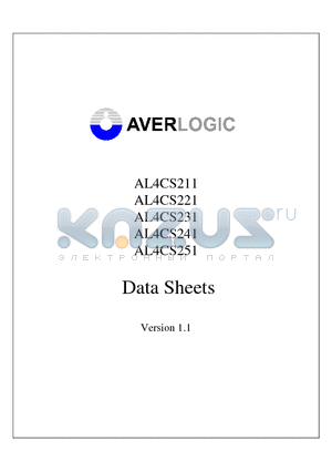 AL4CS211 datasheet - Synchronous FIFO