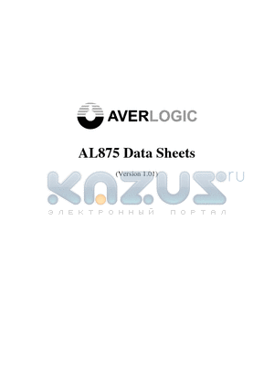 AL875 datasheet - Triple High Speed, 8-bit Analog-to-Digital Converter