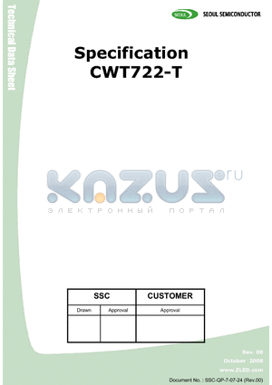 CWT722-T datasheet - surface-mount LED