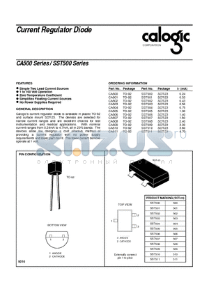 CA511 datasheet - Current Regulator Diode