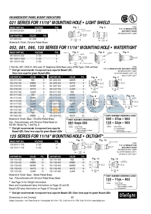 021-2900-300 datasheet - 021 SERIES FOR 11/16