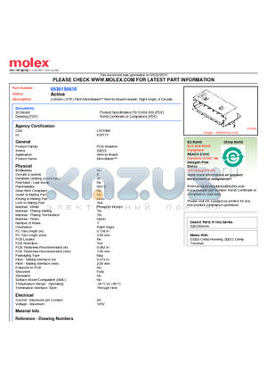 53015-0810 datasheet - 2.00mm (.079