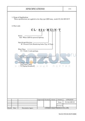 CL-824-MU1N_1 datasheet - LED lamp