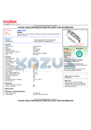 395161010 datasheet - 3.81mm (.150