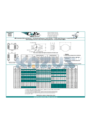 DH1364 datasheet - SMD Unshielded Self-Leaded Inductor