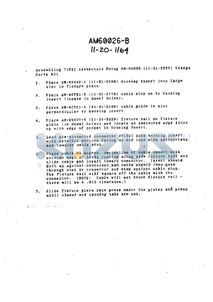 AM-60042 datasheet - MANVAL RIBBON CA. TERMR