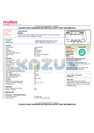 395354006 datasheet - 5.08mm (.200