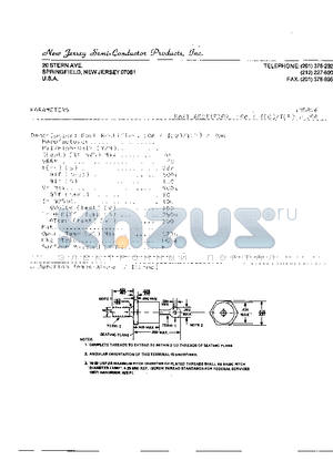 1N5816 datasheet - FAST RECTIFIER, 10 A < I(O) / I(F) s 20A