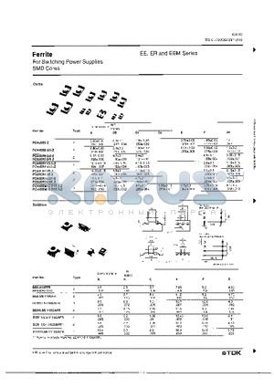B65523-J-Y38 datasheet - For Switching Power Supplies SMD Cores