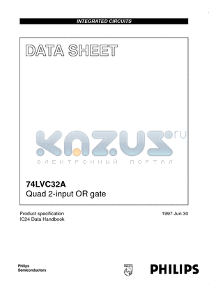 74LVC32ADB datasheet - Quad 2-input OR gate
