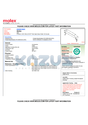 54561-4001 datasheet - 2.54mm (.100