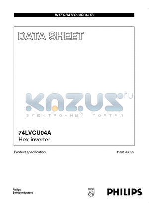 74LVCU04APWDH datasheet - Hex inverter