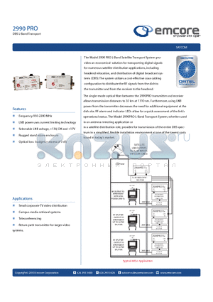 2990P-R-FA datasheet - DBS L-Band Transport