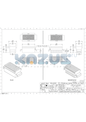 03-06-2361 datasheet - .062/(1.57) HOUSING, PLUG AND RECEPTACLE, 36 CIRCUIT