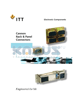 030-9205-007 datasheet - Cannon Rack & Panel Connectors