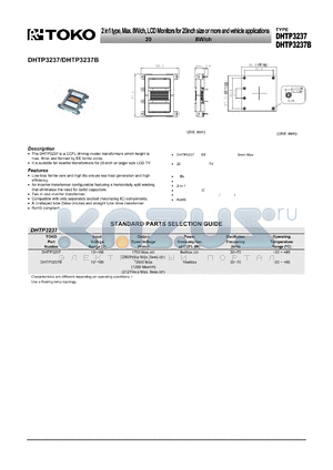 DHTP3237B datasheet - 2 in1 type, Max. 8W/ch, LCD Monitors for 20inch size or more and vehicle applications