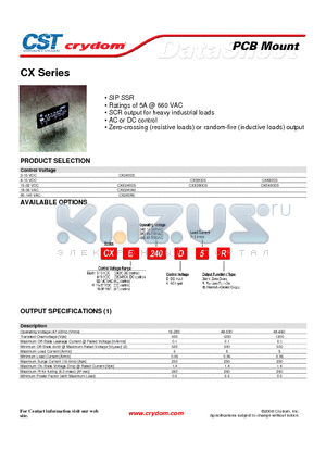 CXE240A5 datasheet - PCB Mount