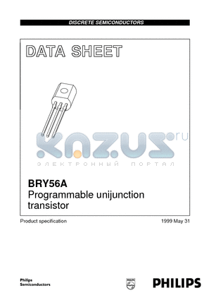 BRY56A datasheet - Programmable unijunction transistor