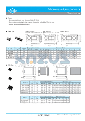 DL-101R datasheet - Microwave Components