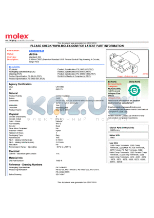 03-09-3042 datasheet - 2.36mm (.093