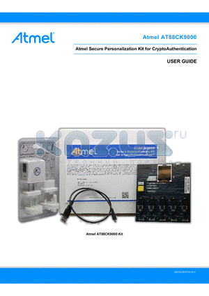 AT88CK9000-TSU datasheet - Atmel Secure Personalization Kit for CryptoAuthentication