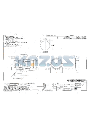 031-4804 datasheet - TNC JACK TO JACK BULKHEAD ISOLATED ADAPTOR